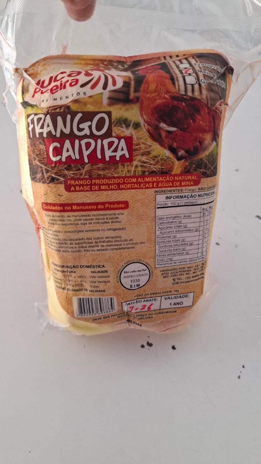 Meio Frango Caipira
